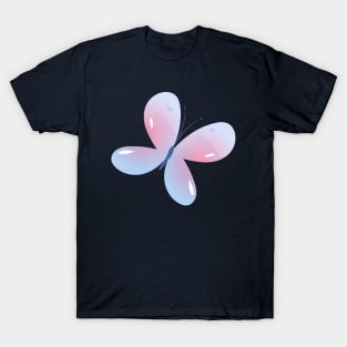 Cute Light blue butterfly T-Shirt